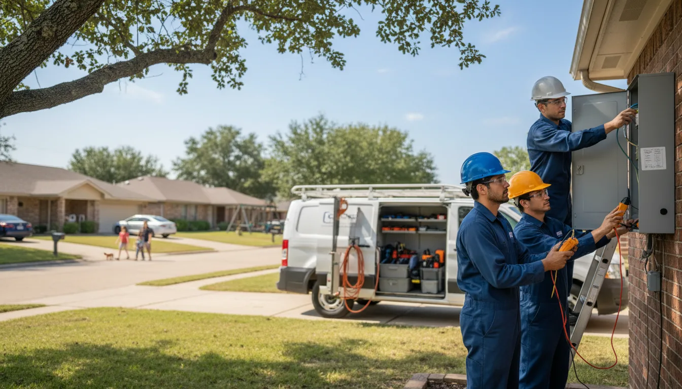 Certified electrician providing emergency electrical services in Pylesville, MD